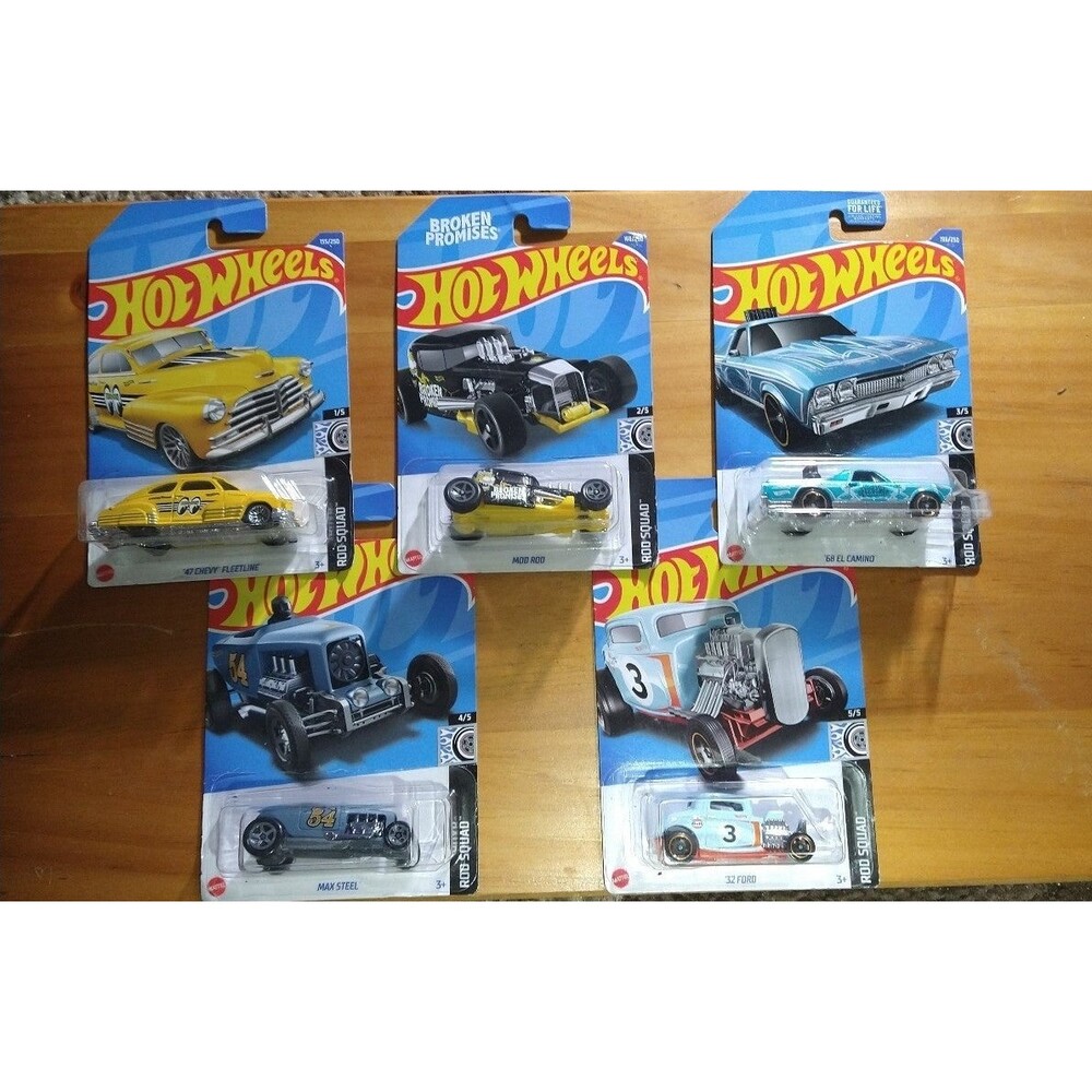 2021 Hot Wheels - Rod Squad Set of 5 - Picture 1 of 2